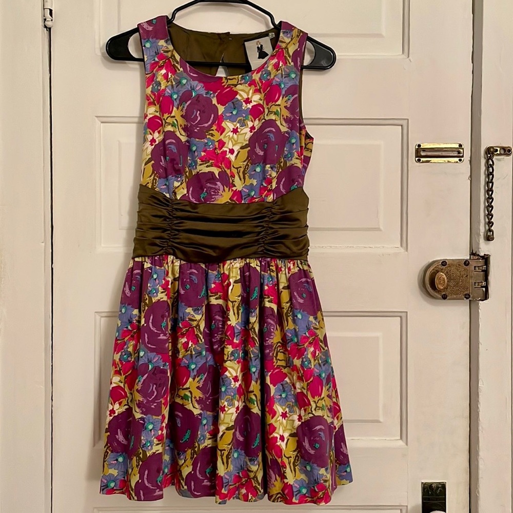 60’s style floral dress